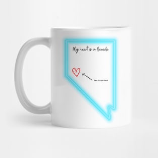 My heart is in Nevada Mug